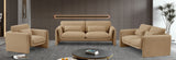 Sloan Camel Velvet Fabric Loveseat 199Camel-L Meridian Furniture