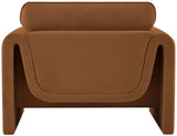 Sloan Saddle Velvet Fabric Chair 199Saddle-C Meridian Furniture