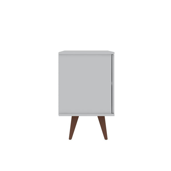 Manhattan Comfort Hampton Mid-Century Modern Accent Cabinet White 19PMC1