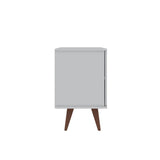 Manhattan Comfort Hampton Mid-Century Modern Accent Cabinet White 19PMC1