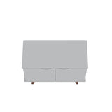 Manhattan Comfort Hampton Mid-Century Modern Accent Cabinet White 19PMC1