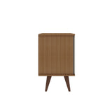 Manhattan Comfort Hampton Mid-Century Modern Accent Cabinet Off White and Maple Cream 19PMC11