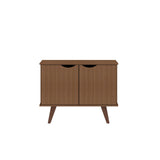 Manhattan Comfort Hampton Mid-Century Modern Accent Cabinet Maple Cream 19PMC5