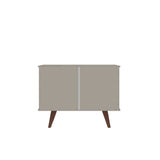 Manhattan Comfort Hampton Mid-Century Modern Accent Cabinet Off White 19PMC6