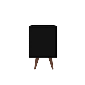 Manhattan Comfort Hampton Mid-Century Modern Accent Cabinet Black 19PMC70