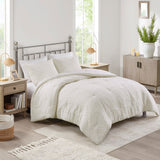 Orly Cottage/Country 3 Piece Tufted Woven Comforter Set