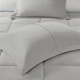 Madison Park Sarasota Casual Microcell Down Alternative Comforter Mini Set MP10-2435 Grey