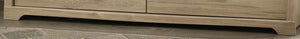 English Elm Elara 6-Drawer Dresser 57" Wide — Modern Black Metal Pulls, Reinforced Drawers & Safety Anchor Light Oak B061P360308