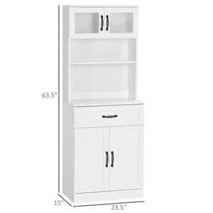 English Elm Foyer Beadboard Floor Cabinet with Drawers White Farmhouse Storage for Entryway Bath T3971P466316