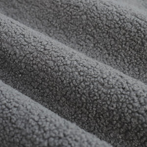 English Elm Christopher Knight Home® - Upholstered Teddy Fleece Armchair with Tufted Back, Contemporary Cozy Accent Seat for Living Room DARK GREY N763P193158R