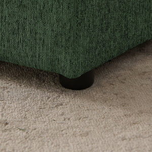 English Elm Oversized Linen Pet Sofa with Wave Backrest for Large Dogs in Modern Living Rooms W487P430330