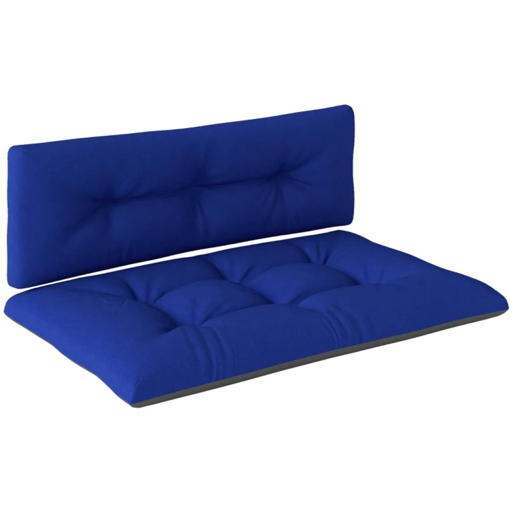 English Elm Thick Tufted Outdoor Pallet Seat and Back Cushions Fade Resistant Polyester Fill T3971P443717