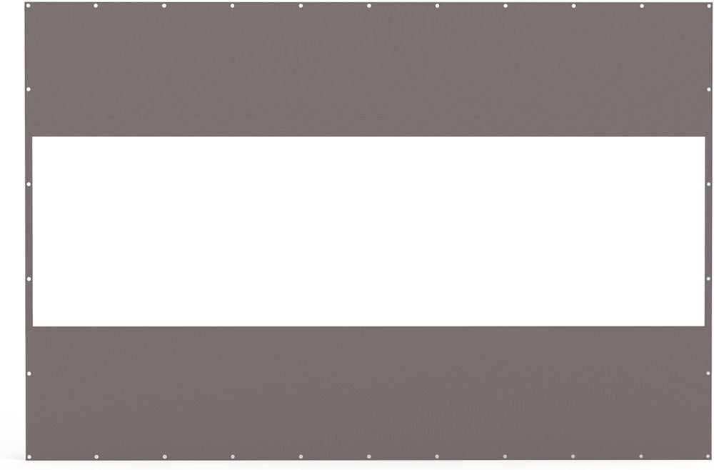 English Elm Heavy Duty Outdoor Clear Panel Curtain - 18 Oz Waterproof Pvc, Uv Resistant For Patios & Gazebos W1859P238848