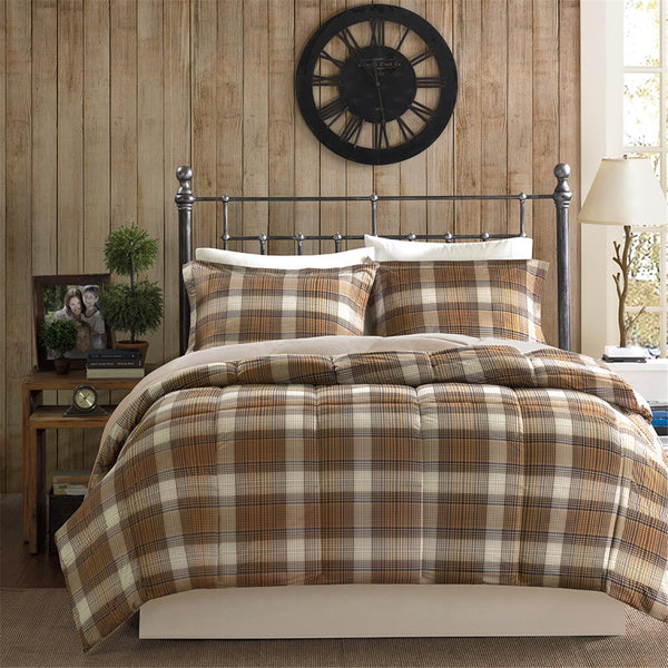 JLA Home Woolrich - Classic Lumberjack Plaid Quilted Comforter Set - Soft Microfiber, Hypoallergenic Down-Alternative, OEKO-TEX WR10-1057