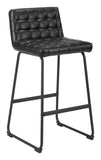 Pago Barstool - Set of 2 Black 110069 Zuo Modern