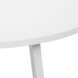 OSP Home Furnishings Prado 42" Round Conference Table White