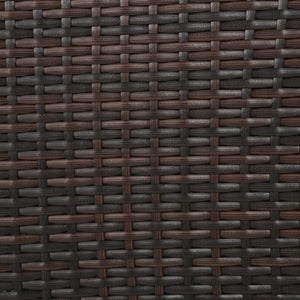 English Elm Christopher Knight Home® - CYPRESS Wicker Outdoor Dining Chair with Water-Resistant Cushion, Durable Weatherproof Patio Seating Brown Multi 32.5 L x 23.3 W x 14 H 61562.00MBRN