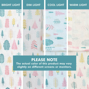 English Elm 3 Pcs Twin Xl Flannel Sheet Set - Cozy White Holiday Tree Print For Warm, Seasonal Comfort B035P319685