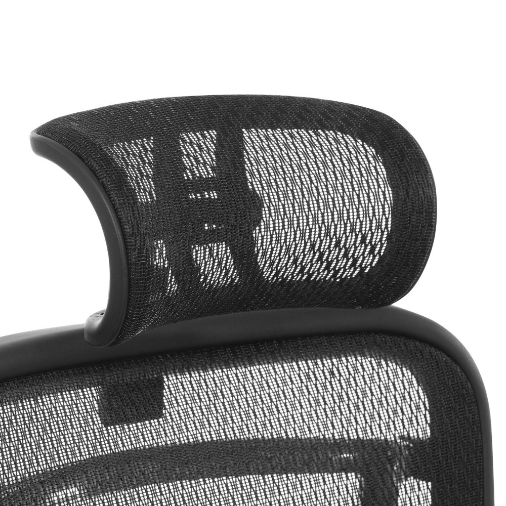 OSP Home Furnishings Optional Breathable Mesh Headrest for Space Seating 818 Ergonomic Neck Support Add-on HRX818