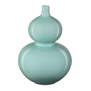 Celadon Double Gourd Green Vase