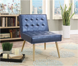 OSP Home Furnishings Amity Tufted Accent Chair Sizzle Azure