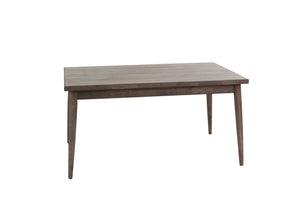 English Elm Contemporary Walnut Dining Table 59"x36" Solid Wood Look Melamine MDF Rectangle for Stylish Meals B011P203548