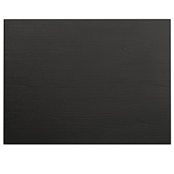 English Elm Wallace & Bay - Black Gathering Height Table — Engineered Wood Contemporary 48" x 36" x 36" Black Finish, Durable Care B2709P212261