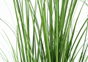 English Elm Artificial Eucalyptus Floor Plant 44" Tall in Sleek Black Pot with 1440 Lifelike Leaves, No Care Needed Green 50 L x 7 W x 7 H B2710P220051