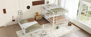 English Elm Twin Xl Solid Pine Loft Bed with Built-in Led Lighting and Storage Shelves Light White W1580S00583