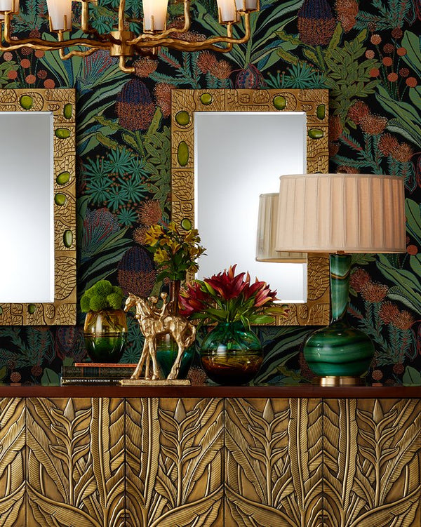 Currey & Company Tapio Vase Set Of 3 - Stunning Mouthblown Glass Vases In Aqua, Amber & Green For Elegant Decor Multi,Color Glass 1200-1011-currey-company