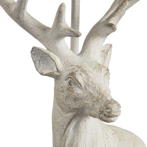 Crestview Collection 27.75"H Deer-inspired Table Lamp With Elegant Antlers - Rustic Chic Lighting For Woodland Decor   Cvazvp132