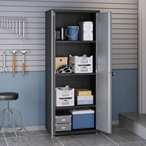 Manhattan Comfort Fortress Modern Garage Cabinet Grey 1GMCF