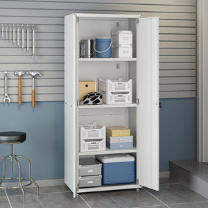 Manhattan Comfort Fortress Modern Garage Cabinet White 1GMCF-WH