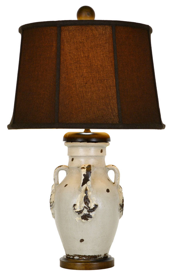 Zeugma Zg121 Amber - Stylish 9”W X 29”H Decorative Piece, Perfect For Home Décor And Unique Gifts!   Zg121 Amber  With Zec/16 Brown Shade