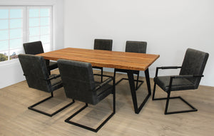 Moti Lloyd Arm Chair in Leather 94011057