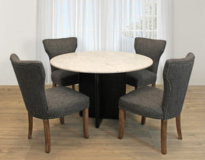 Moti Terra 48" Marble Top Round Dining Table 82002004