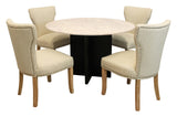 Moti Terra 48" Marble Top Round Dining Table 82002004
