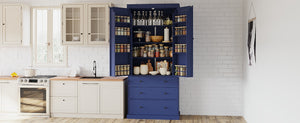 English Elm Topmax Farmhouse Pantry Cabinet Tall Freestanding Kitchen Storage Unit SP000047AAC