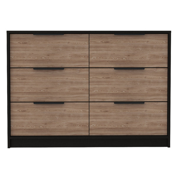 English Elm Marion Multicolor Slide And Pull Dresser With Four Drawers - Stylish Storage For Small Spaces B128S00104