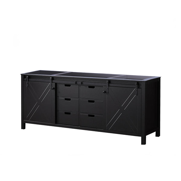 English Elm Brown Double-Sink Vanity 80" W - Luxurious Storage, Solid Wood Build, Fully Assembled For Fast Setup! B2731P260065