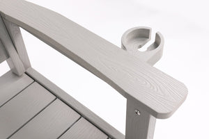 English Elm Weather Resistant Hips Outdoor Bench Slatted Backrest Ergonomic Patio Porch Park Seating W2085P361570