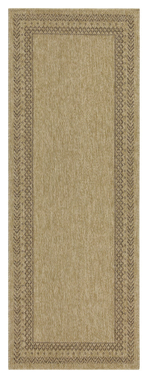 English Elm Earth Jute/Mocha Area Rug 7' 10" X 10' 3" - Stylish, Durable Indoor/Outdoor Flatweave Design B186P198829