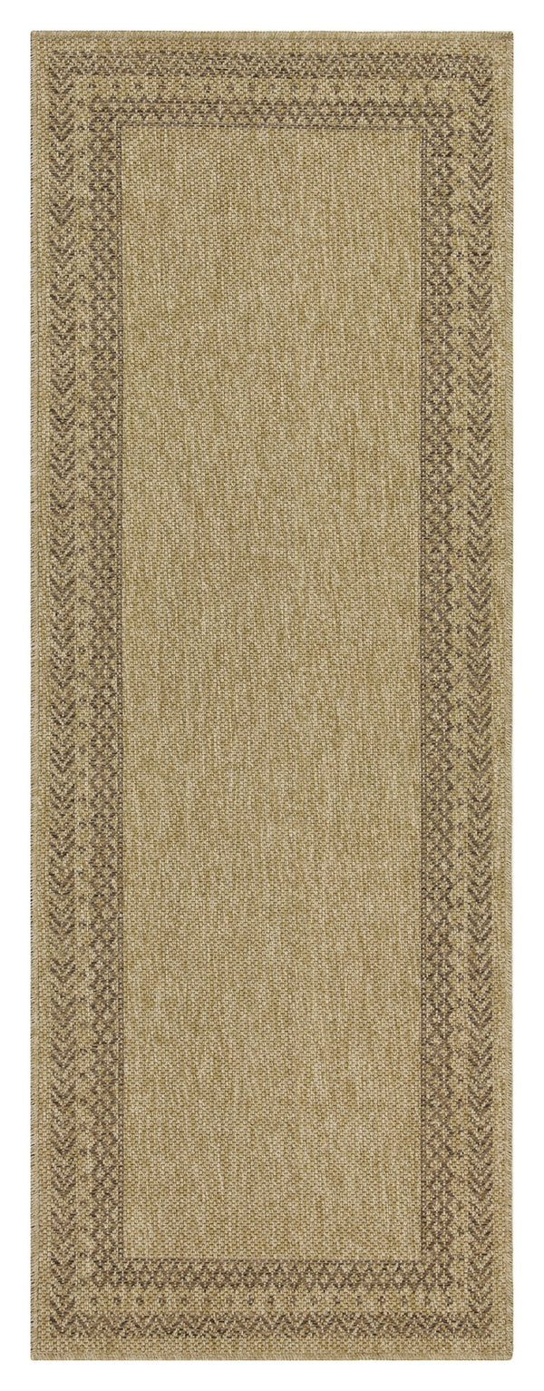 English Elm Earth Jute/Mocha Area Rug 7' 10" X 10' 3" - Stylish, Durable Indoor/Outdoor Flatweave Design B186P198829