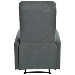 English Elm Christopher Knight Home® - Modern Recliner Plush Manual Recliner Chair with Ergonomic Support, 3-Position Backrest, Durable Fabric Comfort Charcoal N763P256491E