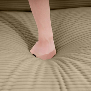 English Elm Warm Cozy Sofa Set - Luxurious Tan Corduroy Home Theater Sofa With Soft Cushions & Pillows W714S00785-GIGA