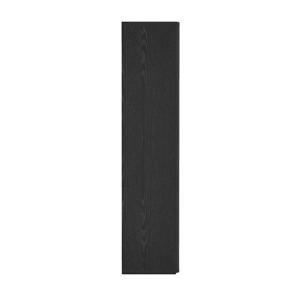 English Elm Rivington 38" Modern Black Bookcase Cabinet With Glass Doors, Adjustable Shelves & Soft-Close Hinges B365S00015-GIGA