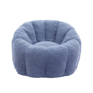 English Elm Bean Bag Lounge Chair Faux Fur Memory Foam Fill Ergonomic Armrests for Adults W2200P302149
