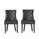 Christopher Knight Home® - Noble House - Hayden Traditional Microfiber Dining Chairs - Set of 2