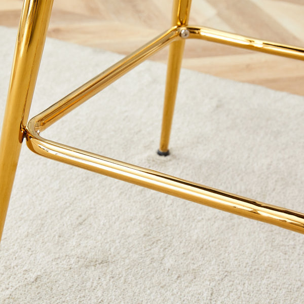 English Elm Two-piece Dark Gray Cotton-Linen Swivel Chair with Gold Anti-Rust Legs, 360° Rotation, 300lb Capacity W2920P281916