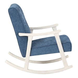 OSP Home Furnishings Gainsborough Rocker Navy